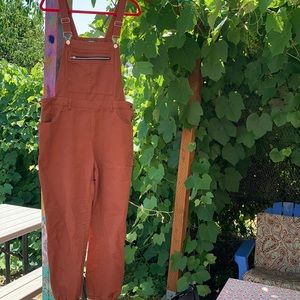 Rust colored jumpsuit
